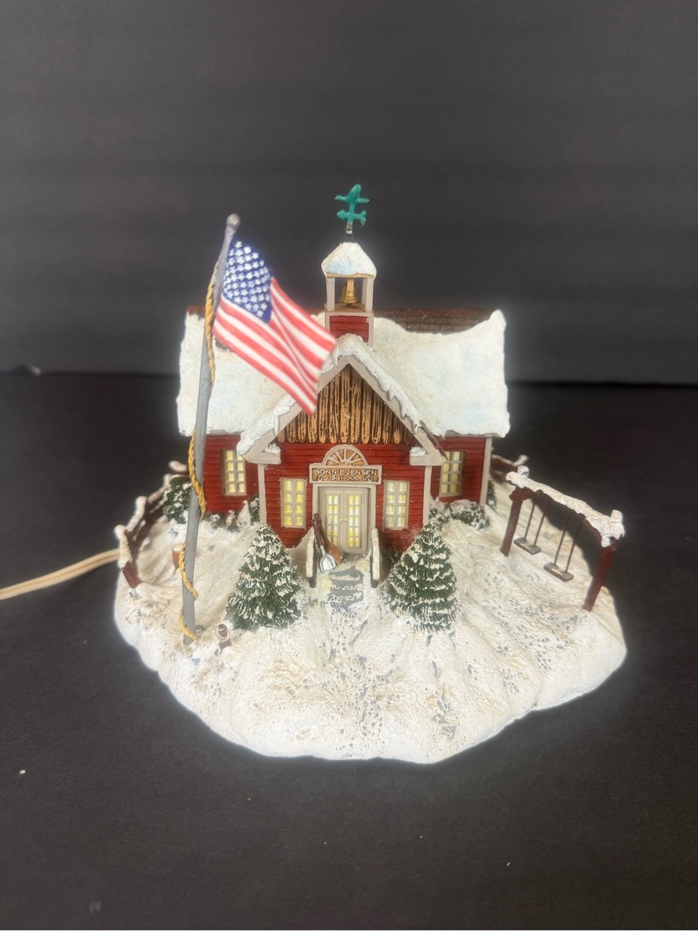 Vintage Terry Redlin Hawthorne Village Little Red School House 200032